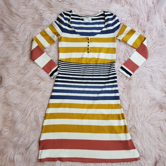 anthropologie Dresses & Skirts - saturday sunday fitted striped knit midi dress